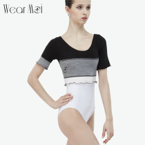 WearMoi ballet France WearMoi imported ballet suit multi-color stitching ballet warm shawl TULIPE