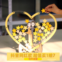 Company wedding fingerprint sign-in tree creative annual meeting Picture frame Students graduation signature book handprint custom shake sound with the same paragraph