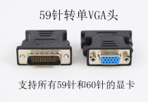 New 59-pin graphics card turns to VGA head (60-pin graphics card can also be versatile)