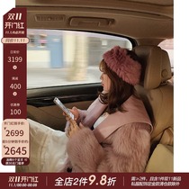 CC fur human peach Spain imported Tuscan fur coat female winter
