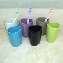 Ceramic mouthwash Cup tooth high toothbrush grooming Cup comb cosmetics desktop storage box Pen Holder