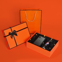 Gift box Large birthday high-end gift box empty hand gift box packaging Small orange boys teachers Day