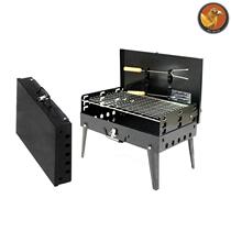 Outdoor portable barbecue stove tools 3-5 people with portable stainless steel stove full set of field charcoal stove