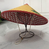 Bucket hats rain hats hats rain hats sun hats dance props decoration pastoral tea picking plastic bucket