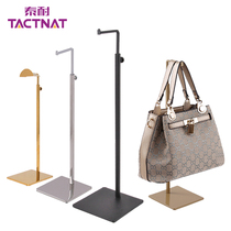 Bag rack Hanging bag rack Stainless steel bag display shelf Clothing store bag rack supporting bag rack selling bag shelf bag holder