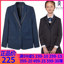 Eaton Guild 2022 New Inn College Wind trim with two buttons Girls suit jacket 16Z204 16Z205