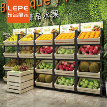 Lotus Wooden Premium Fruit Shelf Display Shelf Supermarket Vegetable Fruit Vegetable Shelf Fruit Store Pepsi Garden Fruit Shelf