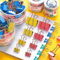 Deli long tail clip mixed stationery document clip short tail cute hipster phoenix tail tail swallowtail fish tail small medium size large student office supplies paper ticket holder oversized clip