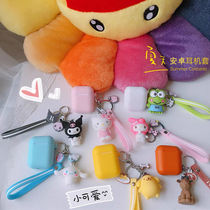 Lenovo X9 wireless Bluetooth headset protective cover Enke EW13 cartoon cute pendant EW15 silicone anti-drop soft shell