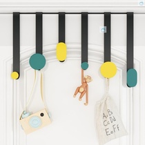 Entrance door hanging on the door of the coat hanger entry platoon clothes adhesive hook female door behind hook shelf