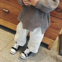 Clearance does not return children cotton radish pants baby New loose casual pants boys and girls pants