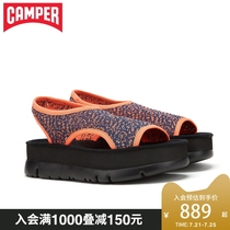 Camper womens shoes Oruga Up fashion trend sandals Summer comfortable and stylish muffin sandals