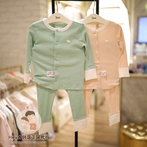 Direct mail ETTOI Korea Pegus childrens clothing 2021 autumn men and women long sleeved underwear set 557611