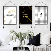 Net red shake sound hanging cloth ins background cloth Nordic Tapestry Sofa bed head Meter box Bed and breakfast wall decoration hanging painting