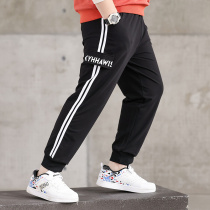 Fat boys spring and autumn trousers big children and fat large size pants fat children spring leisure sweatpants