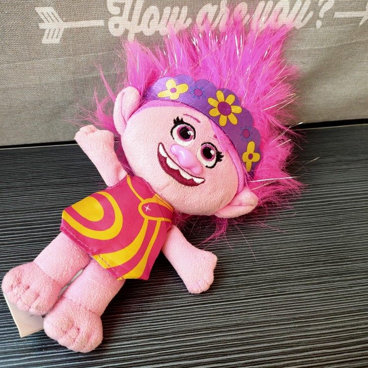 外贸垮境精灵trolls波比布兰奇亮闪闪毛绒玩具公仔玩偶娃娃礼品