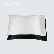 MANITO Mannito Real Silk Pillow Sang Silk Pillow Push Mr Mrs American Pure Color