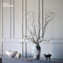 Modern retro ceramic floral to make old flower-flower vase dry flower combined-like-board room swing piece decoration