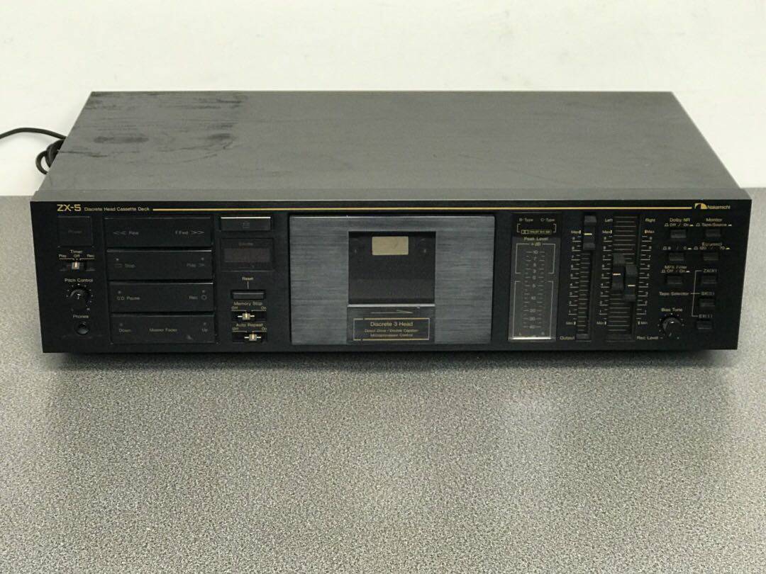 Nakamichi ZX-5 direct drive system three-head card holder recording tape player import machine