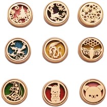 15mm Rose Gold Aroma Magnette Perfume Extension Closed with Mini Champagne - colored Guo Jing same free post