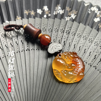 BMW Audi high-end car key buckle piece for male and female couple jade crash and safety