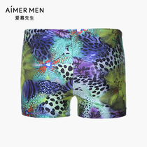 Mr Emu new fabric swim pants mid waist boxer swim pants 66866