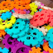 Sovo Children Snowflake Film Male Girl Parquet Thickened Super Large Intelligence Baby Puzzle Building Block Toy Kindergarten