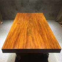 Size: 192 * 100 * 10 Okan large board whole wood solid wood log red wood tea table tea desk table painting case