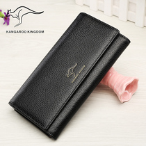 2022 New Womans Han Edition Two - discount Wallet Female Leather Fashion Closed Leather Closed Wallet Woman Wallet Wallet Cowskin