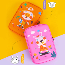 Meile stationery box kindergarten students multi-functional creative 3D three-dimensional pen bag children multi-layer waterproof pencil box