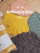 Leaf Rug Soft Cotton Floor Mat Rugs Baby Kids Bedroom