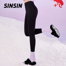 Sun Yi's SINSIN shark pants wear high waist and thin buttocks to ride barbie yoga pants outside autumn