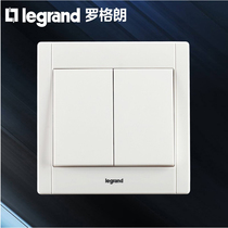 TCL Legrand Meihan household dual dual control 2-open two-position double open two-open double control switch panel staircase type 86