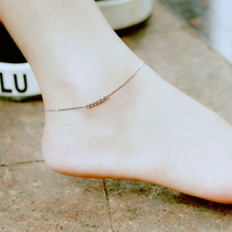 925 Pure Silver Superior Feel Silver Accessories Foot Chain Women Ins Small Crowddesign Sexy 2022 New Tide Summer Foot Chain