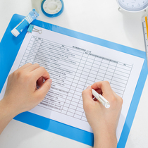 Del A4 writing pad for primary school students homework pad test writing special plastic pad for large childrens Mason board a4 college entrance examination answer card receipt copy board a5 pad for kindergarten