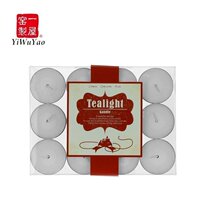 A house kiln candle smoke-free white 12-pack insulation base with durable 4h tea ceremony with