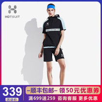 After the HOTSUIT show violent sweat suit womens suit slimming clothes summer sports running fitness clothing womens sweat clothing short sleeves