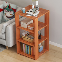 Bedside table simple modern simple shelf imitation solid wood bedroom bedside storage storage small cabinet economical