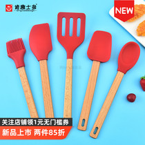 Ken Fuji Red Silicone Bottle Bueck Green European Kitchen Cooking Bakery Scraping Roast Pink Brush Spook