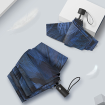 Automatic Umbrella Black Umbrella Sunscreen Umbrella Umbrella upf50 Anti-UV parasol Sunny and Rain Dual-purpose Pocket Umbrella