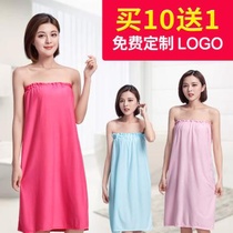 Beauty salon bath towels clientele with bathrobes rags wrapped in chest clothes Bath Dress Special Summer Style Dress dress