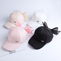 Xia Coco the same hat Dont think too much if you love me Li Yitong female M-standard cap bow baseball cap Xia
