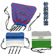Golf Iron Rod Sleeve Club Cap Large Frame Iron Rod Sleeve Wool Thread Stitch Weaving Method Softness Practical New