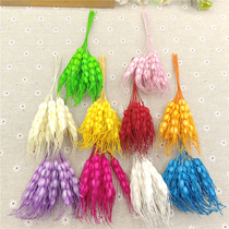 Barley Seed Wheat Ears Flower Ring Material Festive sugar box accessories Christmas DIY simulation Making materials Interior Decorative Materials