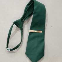 Old stock 87 tie 87 black green ice tie old zippered tie collection