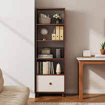 Bookshelf shelf living room home landing narrow seam bookcase simple cabinet layered bedroom locker container