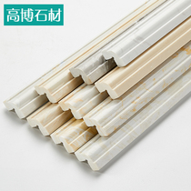 Whole body marble yang corner line closing strip living room wall corner decoration collection melon seed shell furniture accessories Yuyou He