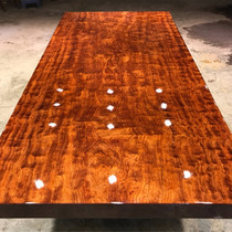 Size: 219-108-10 bar flower large plate solid wood log red wood tea table tea table desk boss table flower pears