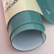 Tablecloth waterproof and oil-proof wash-free pvc table mat tablecloth rectangular tea table mat sub-book desktop soft glass anti-scalding