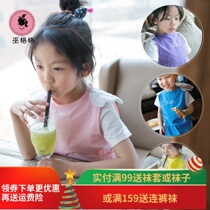 Spring and summer thin quick-drying clothes childrens angel wings sleeveless waterproof cover kindergarten painting food and clothing bibs